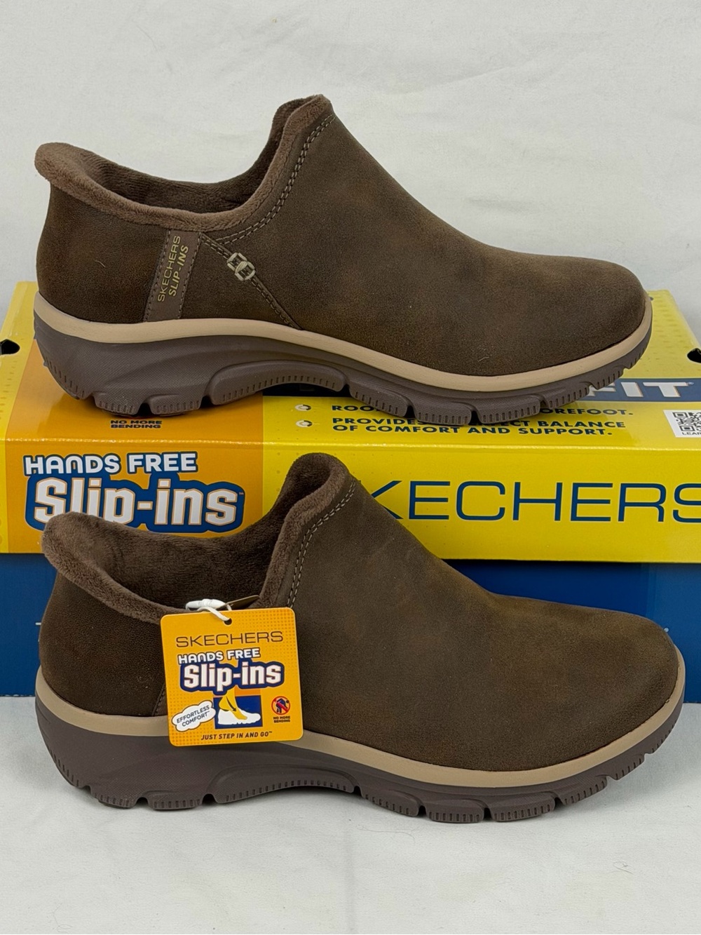 Skechers Women's Easy Going Hands Free Slip-Ins Shoe Chocolate Size 7 167872